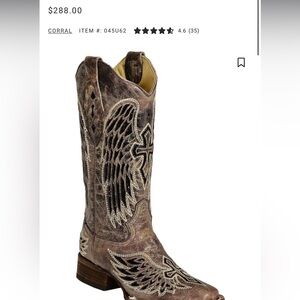 Women’s size 8 Corral cowboy boots
